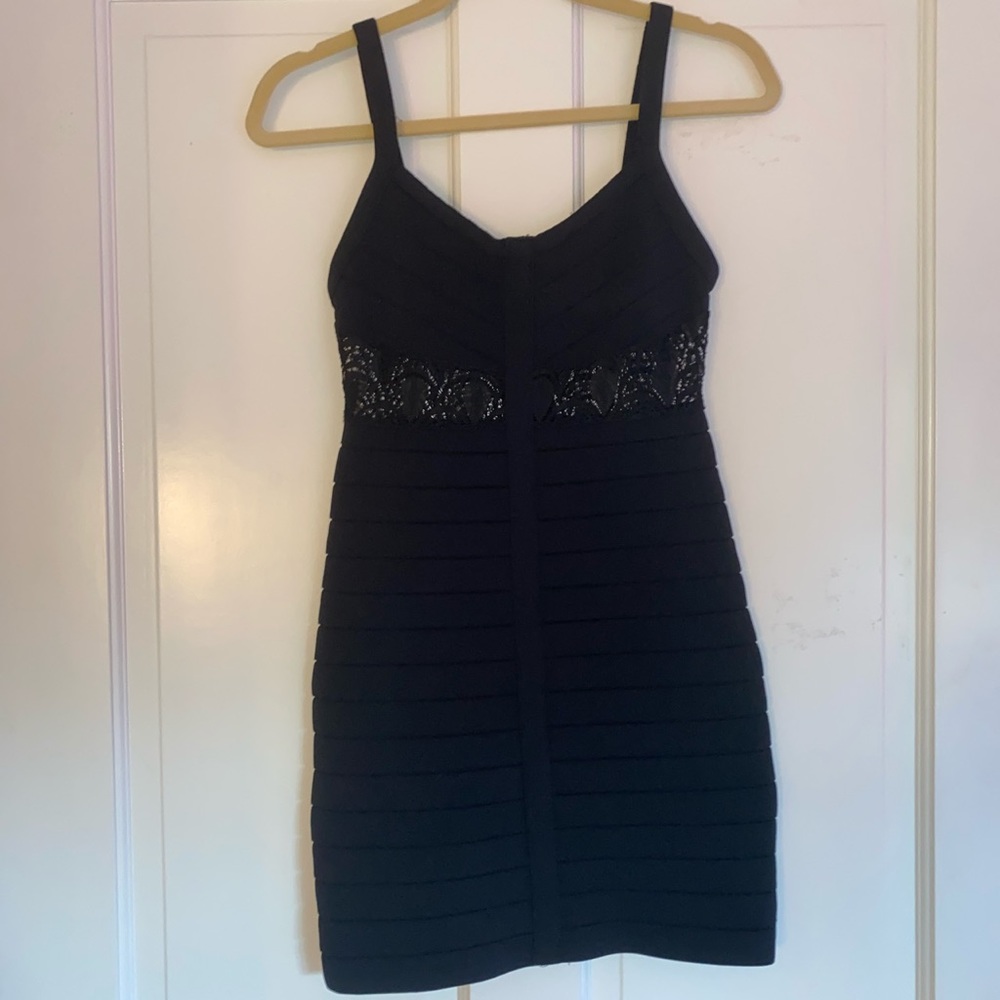 Revolve NBD black bodycon dress